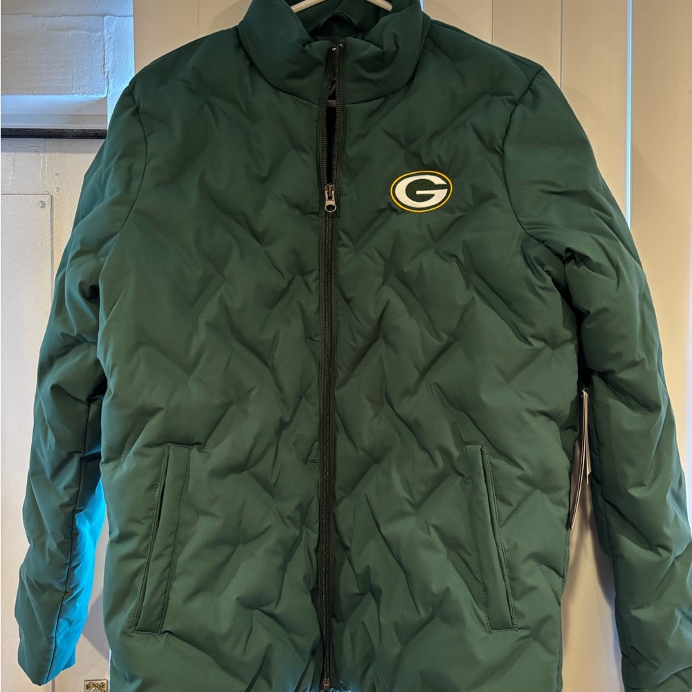 Green Bay Packers Green Jacket, new with tags